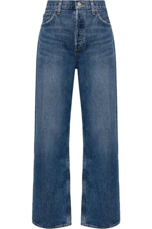 AGOLDE Jeans, Dame, Blå, W29, Denim, Afslappet pasform Blå Denim Jeans