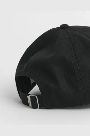 GANT Tilbehør, unisex, Sort, ONE SIZE, Bomuld, Bomuld Twill Shield Kasket
