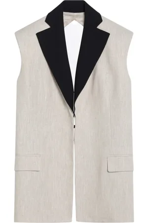 ERIKA CAVALLINI Jakke, Dame, , S, Uld, Stilfuld Jakke Vest