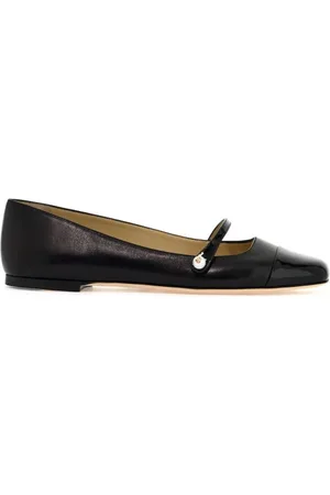 Jimmy Choo Sko, Dame, Sort, 36 EU, Læder, Nappa Læder Ballerina Flats