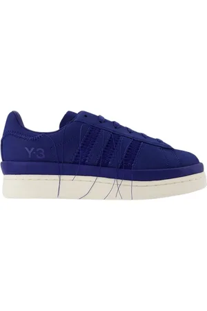Y-3 Sko, Dame, Blå, 39 EU, Multi Leather Sneakers - Hicho