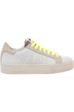 P448 Sko, Dame, Hvid, 39 EU, Læder, Hvide Lædersneakers Thea Model