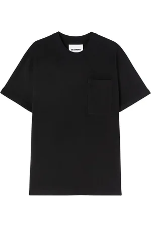 Jil Sander Top, Herre, Sort, S, Bomuld, Pocket Tee