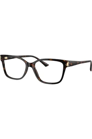 Jimmy Choo Tilbehør, unisex, Brun, 53 MM, Uld, Stilfulde briller i Havana farve