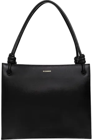 Jil Sander Taske, Dame, Sort, ONE SIZE, Læder, Kalvelæder Håndtaske