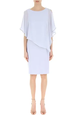 Joseph Ribkoff Kjole, Dame, Blå, 4XL, Lyseblå Sommerkjole