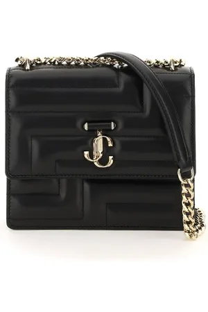 Jimmy Choo Taske, Dame, Sort, ONE SIZE, Uld, Matelasse Crossbody Taske