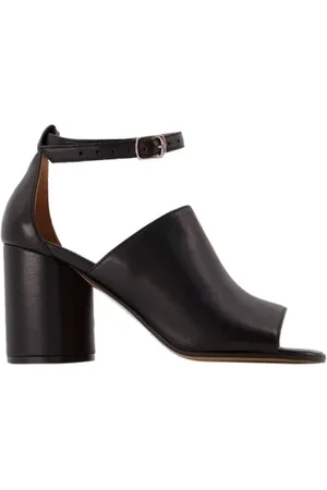 Maison Margiela Sko, Dame, Sort, 38 EU, Tyl, Laeder sandaler