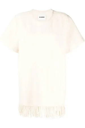 Jil Sander Strik, Dame, , 2XS, Bomuld, Kortærmet T-shirt