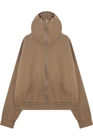 Entire Studios Sweathshirts & Hoodies, Dame, Brun, XS, Uld, Zip Cardigan Sweatshirt