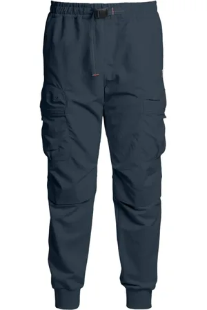 Parajumpers Bukser, Herre, Blå, 3XL, Bomuld, Bomuld Fleece Bukser med Nylonindsatser
