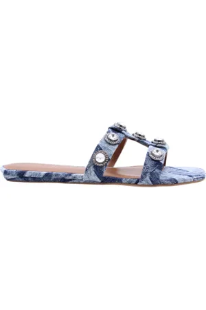 Kurt Geiger Sko, Dame, Blå, 37 EU, Alpine Sliders