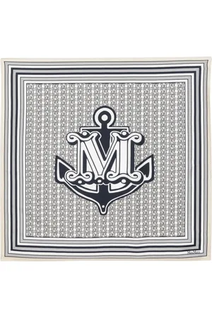 Max Mara Tilbehør, Dame, Hvid, ONE SIZE, Uld, Stilfulde Tørklæder Samling