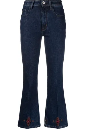 Jacob Cohen Jeans, Dame, Blå, W31, Bomuld, Flared Jeans
