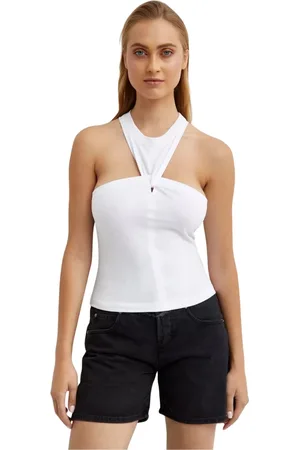 Isabel Marant Top, Dame, Hvid, L, Bomuld, Zineba Sleeveless Top