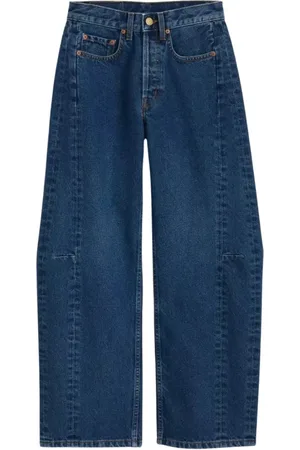 B SIDES Jeans, Dame, Blå, W25, Bomuld, Marineblå Slim Lasso Jeans
