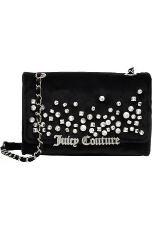 Juicy Couture Taske, Dame, Sort, ONE SIZE, Uld, Iris Skuldertaske med Lås