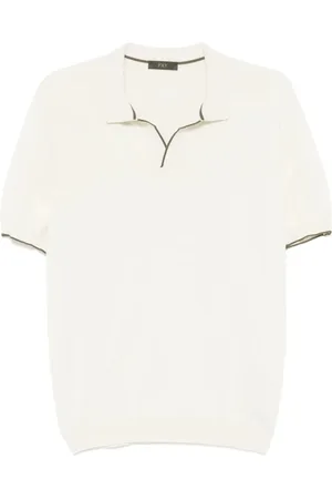 FAY Top, Herre, , XL, T-shirt med broderet logo