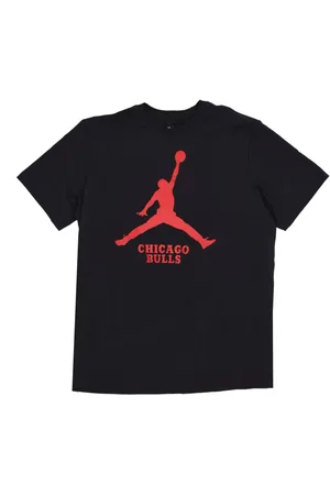 Jordan Top, Herre, Sort, M, Bomuld, Chicago Bulls Basketball T-shirt