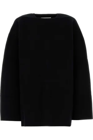 Jil Sander Strik, Dame, Sort, M, Uld, Oversize Sweater