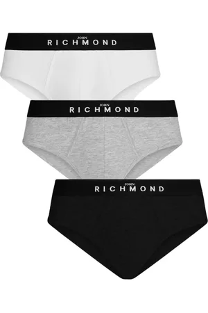 John Richmond Undertøj, Herre, Flerfarvet, S, Bomuld, Tripack Lav Talje Trikolore Bomulds Boxer Briefs