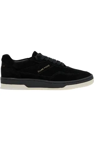 Filling pieces Sko, Herre, Sort, 42 EU, Læder, Sorte Ruskind Ace Sneakers