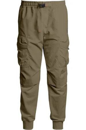 Parajumpers Bukser, Herre, Grøn, 3XL, Bomuld, Bomuld Fleece Bukser med Nylonindsatser