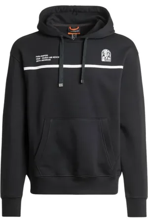 Parajumpers Sweathshirts & Hoodies, Herre, Sort, L, Bomuld, Bomuld-polyester hættetrøje til mænd