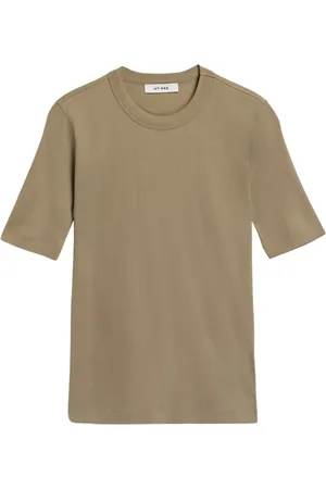 Ivy & Oak Top, Dame, Grøn, XL, Bomuld, Kristin Rib T-Shirt