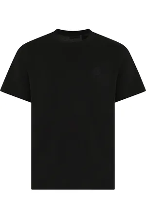 Moncler Top, Herre, Sort, L, Herre Kortærmet T-shirt