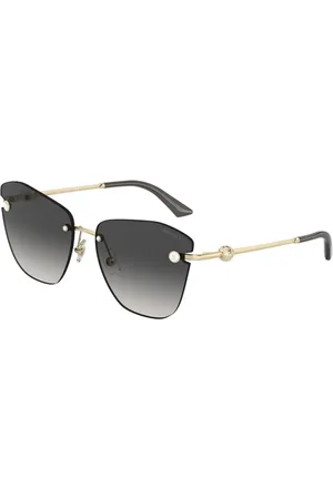 Jimmy Choo Tilbehør, unisex, Gul, 59 MM, Uld, Solbriller