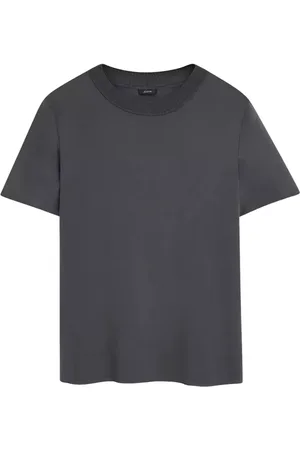 Joseph Top, Dame, Grå, S, Silke Oversized Grafitt-shirt