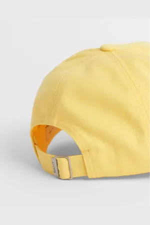 GANT Tilbehør, unisex, Gul, ONE SIZE, Bomuld, Bomuld Twill Shield Kasket
