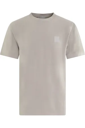 Stone Island Top, Herre, Grå, M, Herre Kortærmet T-shirt