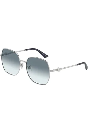 Jimmy Choo Tilbehør, unisex, Grå, 59 MM, Silver Blue Gradient Solbriller