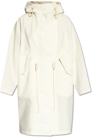 Jil Sander Frakke, Dame, Hvid, S, Bomuld, Hooded Parka