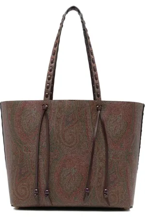 Etro Taske, Dame, Brun, ONE SIZE, Uld, Brun Lobster Claw Skuldertaske