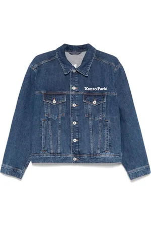 Kenzo Jakke, Dame, Blå, M, Denim, Indigo Denimjakke