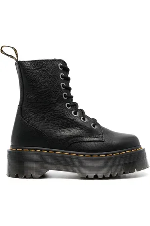 Dr. Martens Sko, Dame, Sort, 39 EU, Uld, Sorte Støvler til Stilfuldt Look