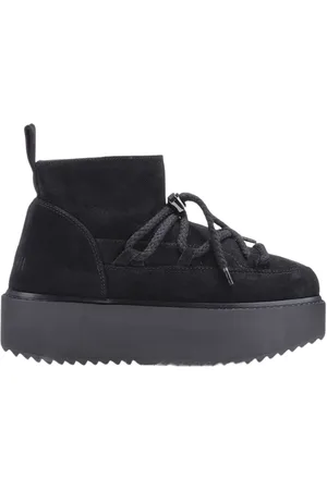 INUIKII Sko, Dame, Sort, 40 EU, Læder, Klassiske Lave Platform Sneakersko
