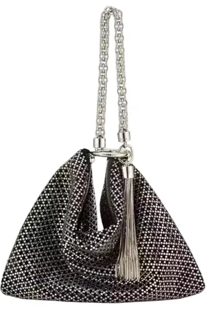 Jimmy Choo Taske, Dame, Sort, ONE SIZE, Uld, Sort Krystal Callie Håndtaske