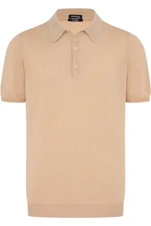 Kiton Top, Herre, , M, Bomuld, Blød Polo Shirt i Ægyptisk Bomuld