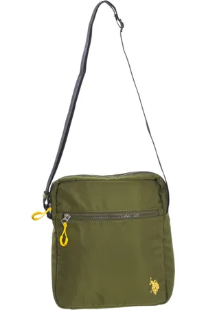 U.S. Polo Assn. Taske, Herre, Grøn, ONE SIZE, Uld, Herre Skuldertaske med Lynlåslukning