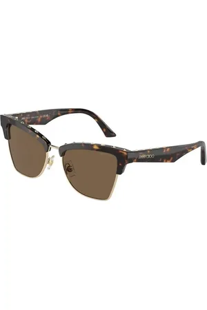 Jimmy Choo Tilbehør, unisex, Brun, 54 MM, Uld, Solbriller