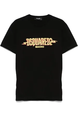 Dsquared2 Top, Herre, Sort, 2XL, Uld, Stilfuld Herre T-shirt & Polo