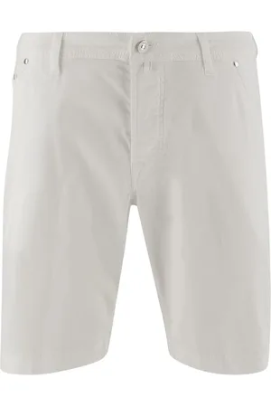 Jacob Cohen Shorts, Herre, Hvid, W32, Bomuld, Stretch Cotton Shorts