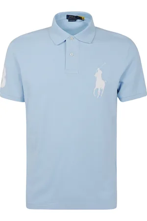 Ralph Lauren Top, Herre, Blå, XL, Kortærmet Poloshirt