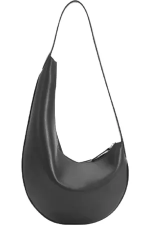 Aesther Ekme Taske, Dame, Sort, ONE SIZE, Uld, Sort Lune Mini Hobo Taske