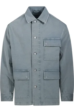 Emporio Armani Jakke, Herre, Blå, M, Bomuld, Stormy Sea Bluson Jacket