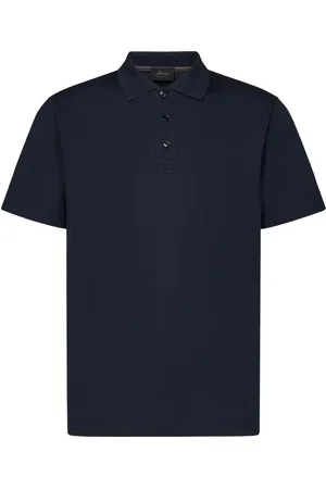 BRIONI Top, Herre, Blå, S, Bomuld, Blå Polo Skjorte til Mænd